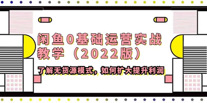 闲鱼0基础运营实战教学（2022版）了解无货源模式，如何扩大提升利润搞钱吧-网创项目资源站-副业项目-创业项目-搞钱项目搞钱吧