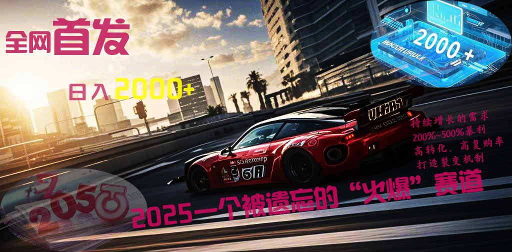 全网首发:2025一个被遗忘的“火爆”赛道轻松日入2000+搞钱吧-网创项目资源站-副业项目-创业项目-搞钱项目搞钱吧